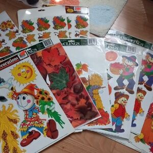 Color Clings  Fall Window Decorations